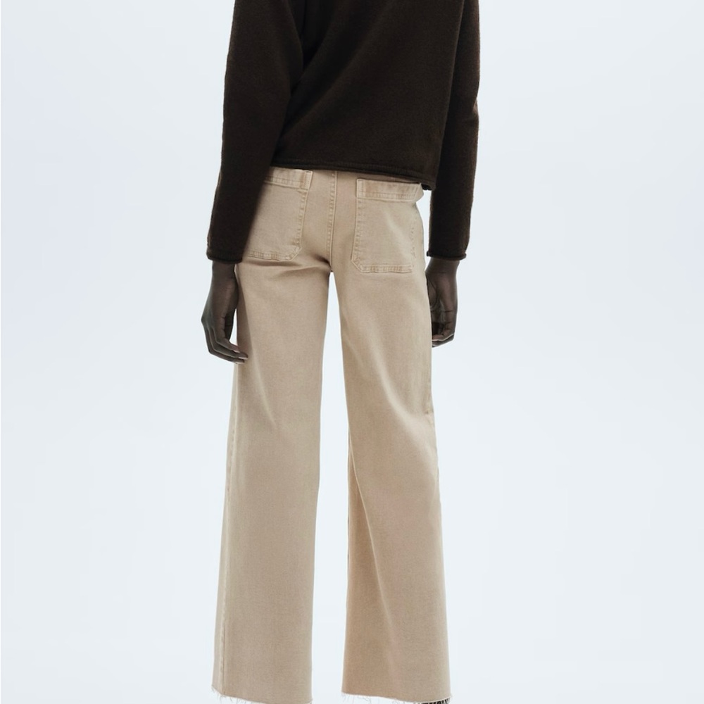 Mango Beige Flare Jeans